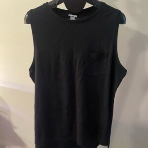 a new day Black Muscle Tee